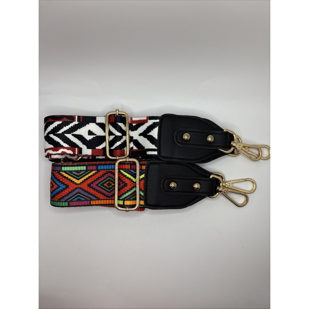 Red/Black Geo Pattern Adjustable Replacement Purs… - image 1